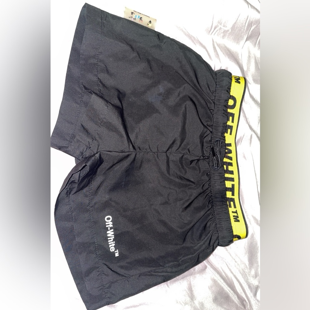 Off-White Swim trunks. Size 18 months. Wore twice.